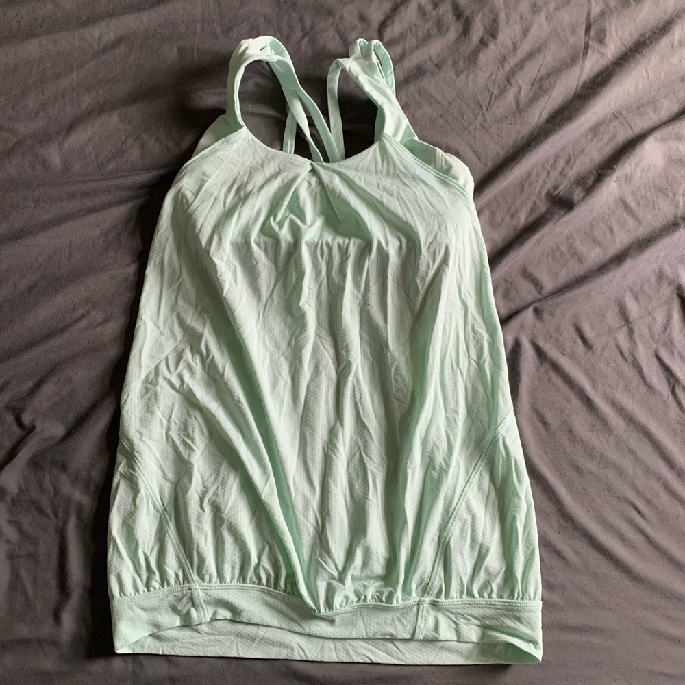 Lululemon teal tank size 6 - Picture 1 of 2